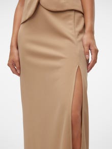 Vero Moda VMLIVA Long Skirt -Silver Mink - 10323463