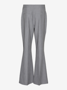 Vero Moda VMVIKA Taille moyenne Pantalons -Medium Grey Melange - 10323555