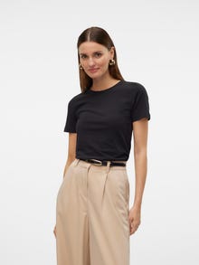 Vero Moda VMLULU T-Shirt -Black - 10323755