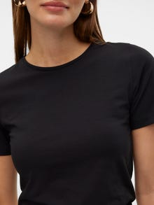 Vero Moda VMLULU T-Shirt -Black - 10323755