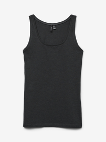 Vero Moda VMLULU Tank-Top -Dark Grey Melange - 10323756