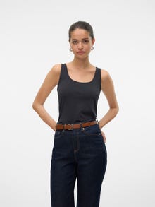 Vero Moda VMLULU Tank-Top -Dark Grey Melange - 10323756