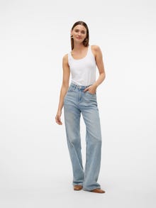 Vero Moda VMLULU Tank-Top -Bright White - 10323756