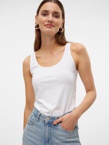 Vero Moda VMLULU Tank top -Bright White - 10323756