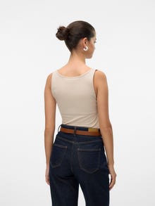 Vero Moda VMLULU Tank-Top -Pumice Stone - 10323756