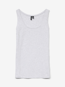 Vero Moda VMLULU Débardeurs -Super Light Grey Melange - 10323756