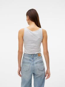 Vero Moda VMLULU Tank-Top -Super Light Grey Melange - 10323756