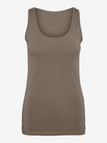 Vero Moda VMLULU Tank-Top -Walnut - 10323756