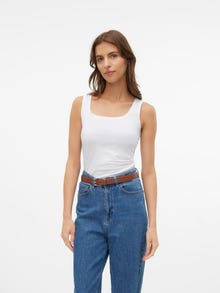 Vero Moda VMLULU Tanktop -Bright White - 10323757