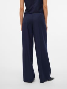 Vero Moda VMHAILEY Wysoka talia Spodnie -Navy Blazer - 10323772