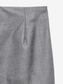 Vero Moda VMHAILEY High waist Broek -Medium Grey Melange - 10323772