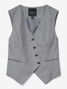 Vero Moda VMHAILEY Stijlvol gilet -Medium Grey Melange - 10323773