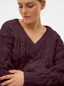 Vero Moda VMDREAM Sweter -Winetasting - 10323818