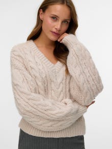 Vero Moda VMDREAM Sweter -Silver Gray - 10323818