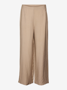 Vero Moda VMEVALINA High waist Trousers -Silver Mink - 10323826