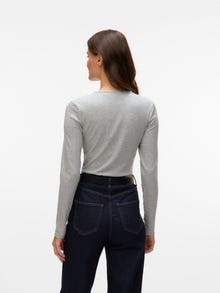 Vero Moda AWZADIE Top -Light Grey Melange - 10324003