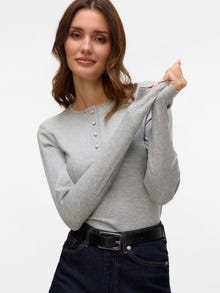 Vero Moda AWZADIE Top -Light Grey Melange - 10324003