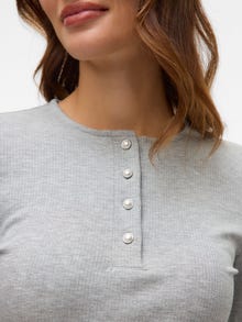 Vero Moda AWZADIE Top -Light Grey Melange - 10324003