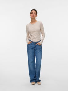 Vero Moda AWZADIE Top -Silver Gray - 10324003