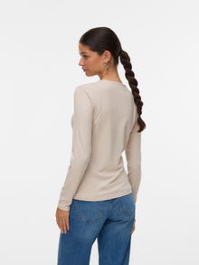 Vero Moda AWZADIE Top -Silver Gray - 10324003