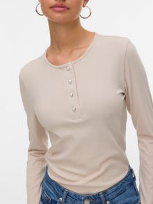 Vero Moda AWZADIE Top -Silver Gray - 10324003