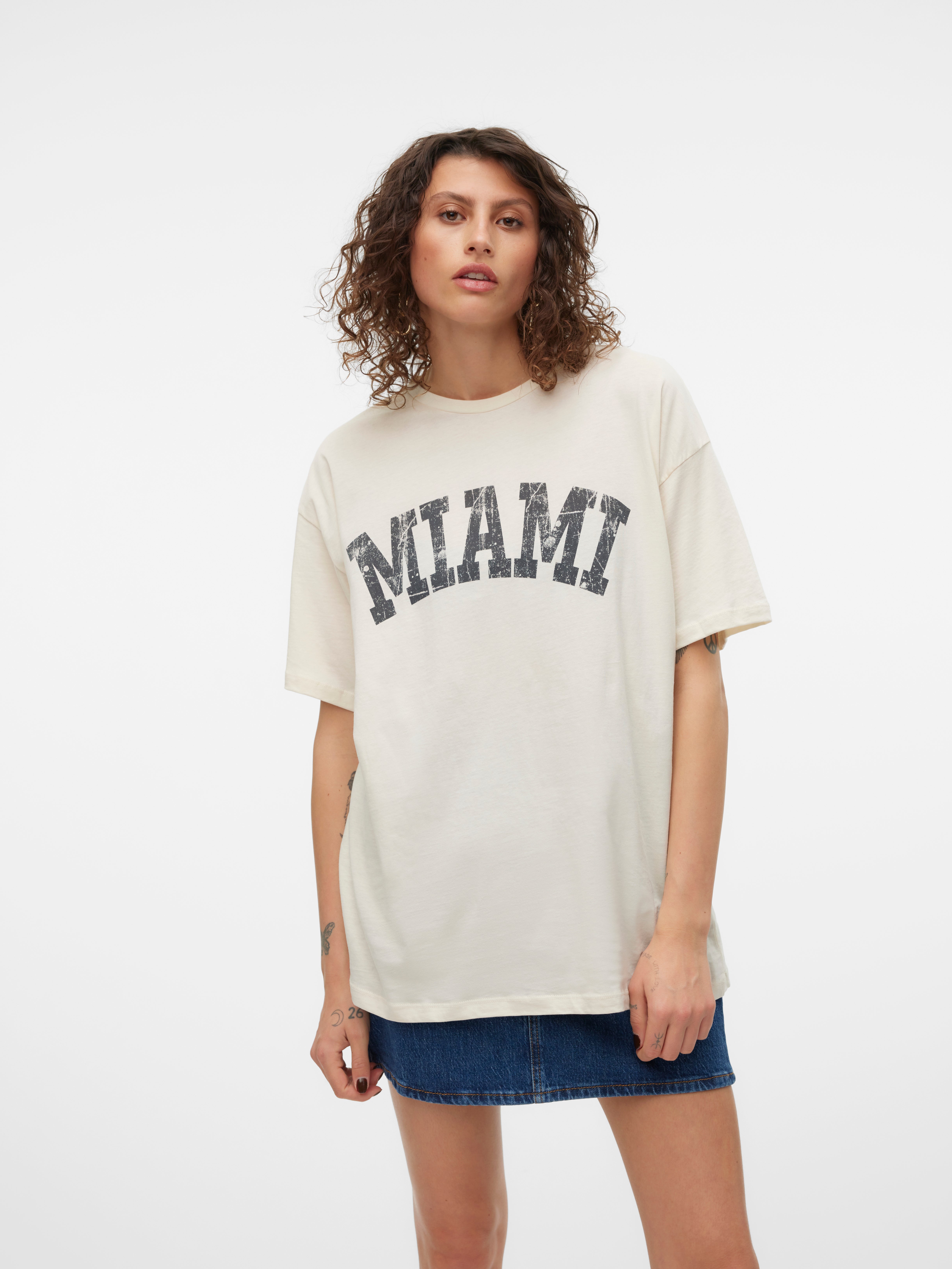 VMLISA T-Shirt | Light Grey | Vero Moda®