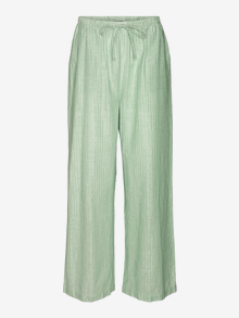 Vero Moda VMINES High waist Trousers -Smoke Green - 10324011