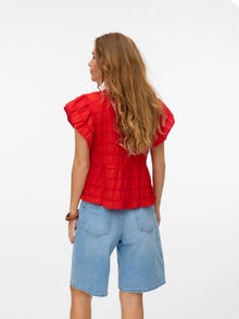 Vero Moda VMERMA Tops -High Risk Red - 10324025