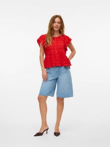 Vero Moda VMERMA Topp -High Risk Red - 10324025