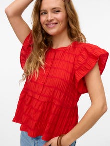 Vero Moda VMERMA Tops -High Risk Red - 10324025