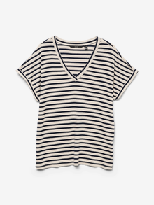 Vero Moda VMHOLLY T-Shirt -Silver Lining - 10324112