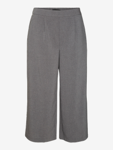 Vero Moda VMCOCO Mittlere Taille Hose -Dark Grey Melange - 10324148