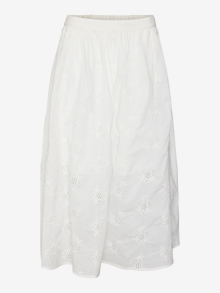 Vero Moda VMIBIZA Hohe Taille Langer Rock -Snow White - 10324195