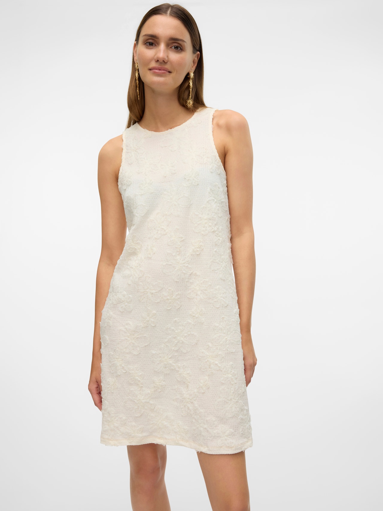 Vero Moda VMJUNE Kort kjole -Birch - 10324197
