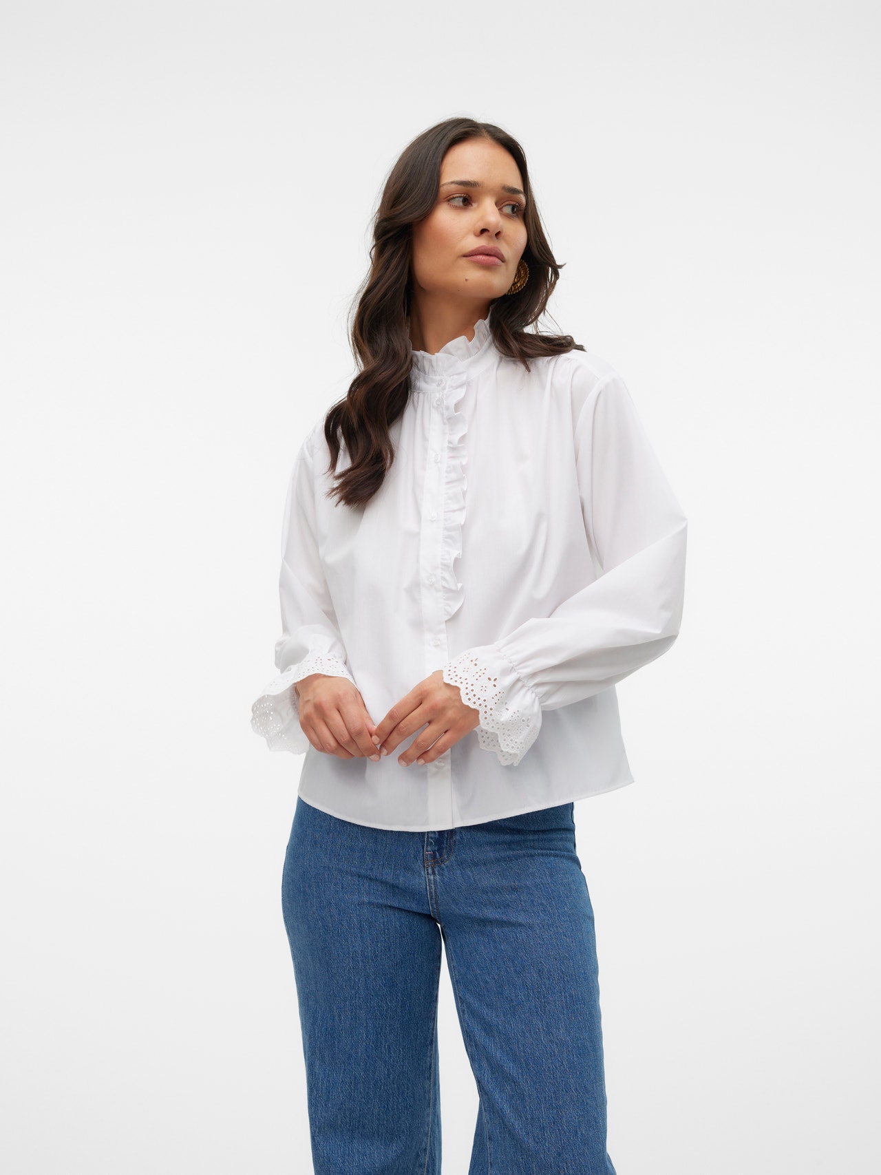 Vero Moda VMKATRIN Shirt -Bright White - 10324203