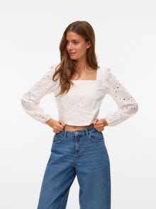 Vero Moda VMPANILLE Top -Cloud Dancer - 10324291