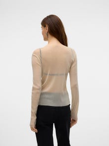 Vero Moda VMGLAM Top -Pumice Stone - 10324293
