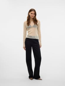 Vero Moda VMGLAM Top -Pumice Stone - 10324293