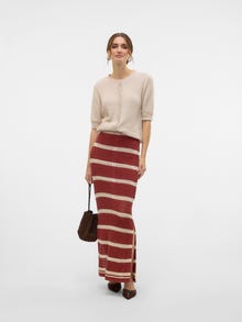 Vero Moda VMLUX Gebreid vest -Oatmeal - 10324388