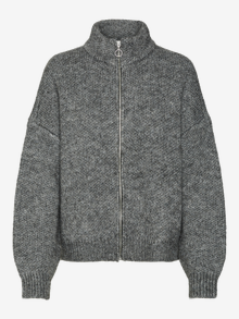 Vero Moda VMNEW Knit Cardigan -Dark Grey Melange - 10324391