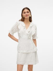 Vero Moda VMQUINN Kurzes Kleid -Snow White - 10324409