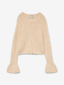 Vero Moda AWLEAH Stickad kofta -Birch - 10324421