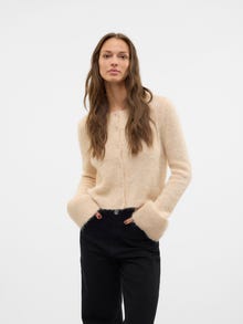 Vero Moda AWLEAH Stickad kofta -Birch - 10324421