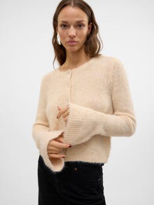 Vero Moda AWLEAH Stickad kofta -Birch - 10324421