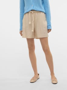 Vero Moda VMHEAVEN Shorts -Oatmeal - 10324533
