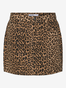 Vero Moda VMPIPPA Medelhög midja Kort kjol -Silver Mink - 10324567