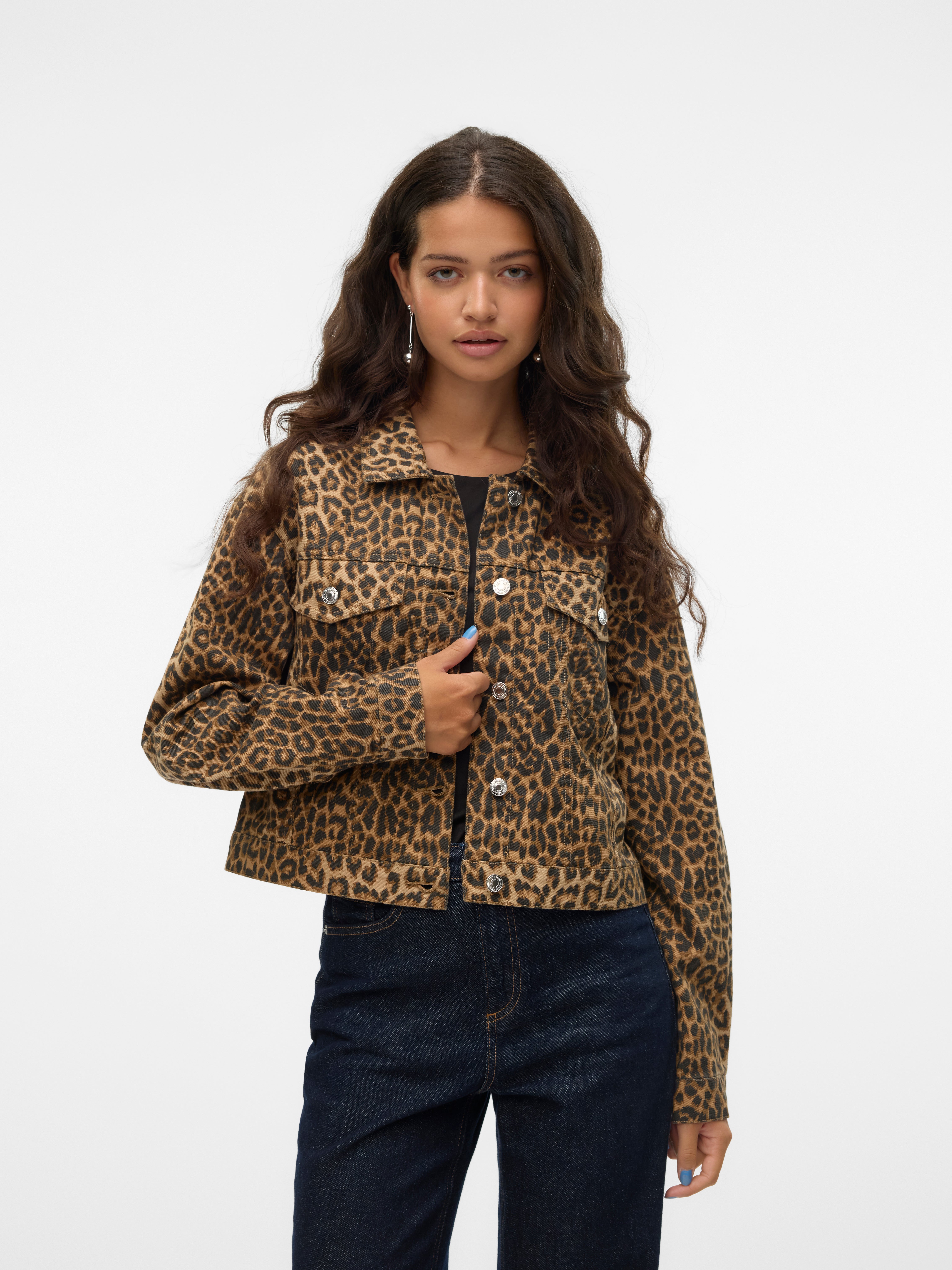 VMLTALLULAH Jeansjacke | Hellbraun | Vero Moda®