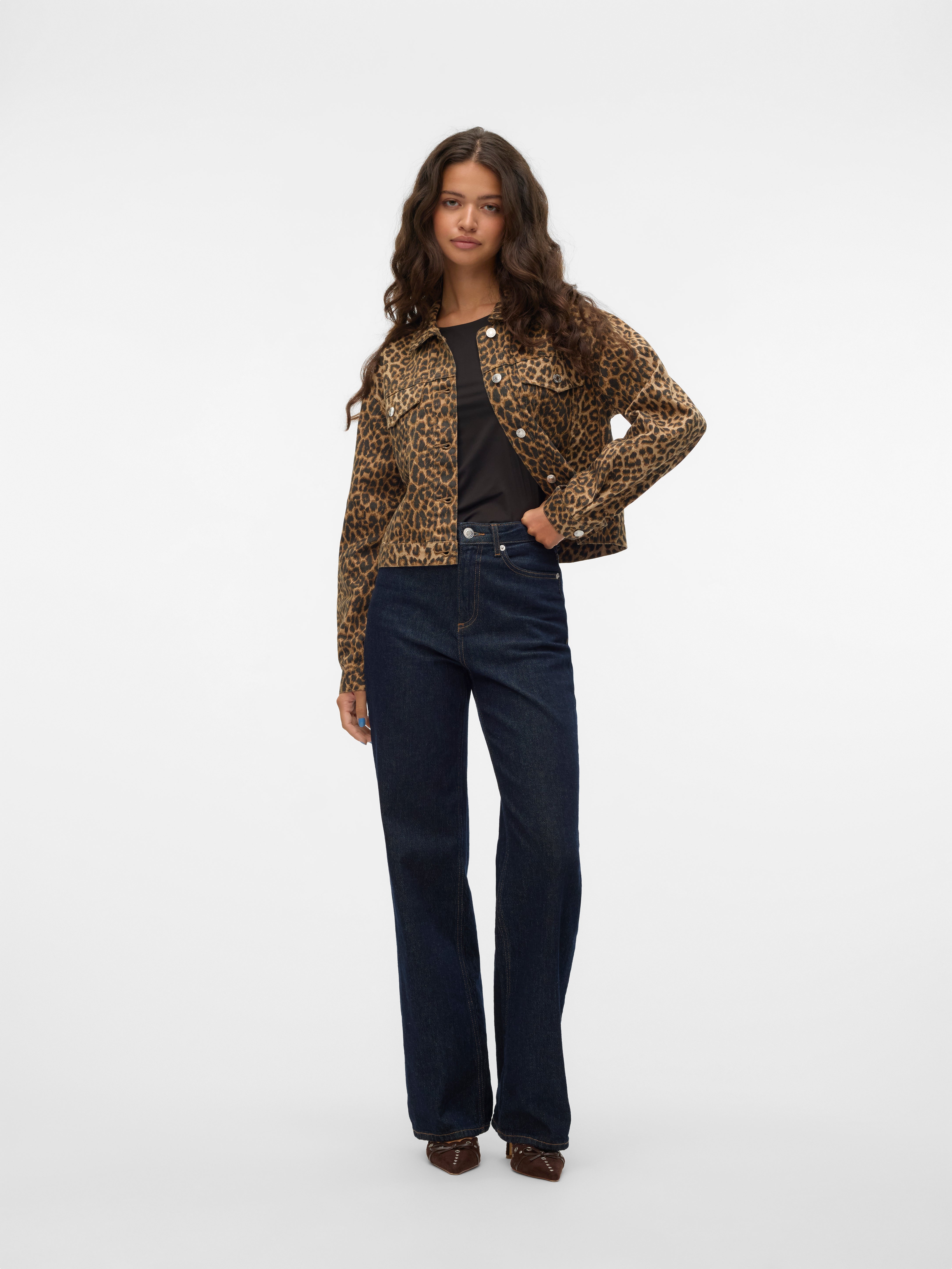 VMLTALLULAH Jeansjacke | Hellbraun | Vero Moda® 