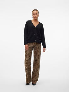 Vero Moda VMTESSA Hög midja Vid passform Jeans -Silver Mink - 10324570