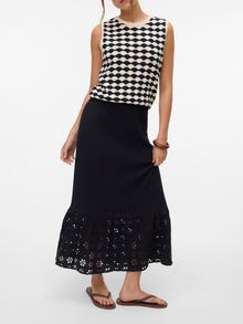 Vero Moda VMNATALI Lång kjol -Black - 10324584